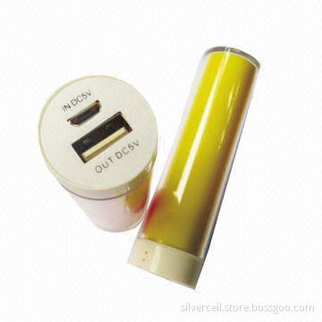 Mini Power Bank for iPad Mini with Fashionable Color, 2,600mAh Capacity